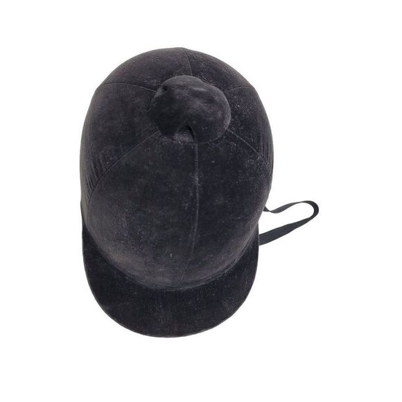 Vintage Velvet Dressuurcap Equestrian English Riding Helmet Hat Cap Black - Picture 5 of 11
